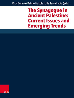 cover image of The Synagogue in Ancient Palestine